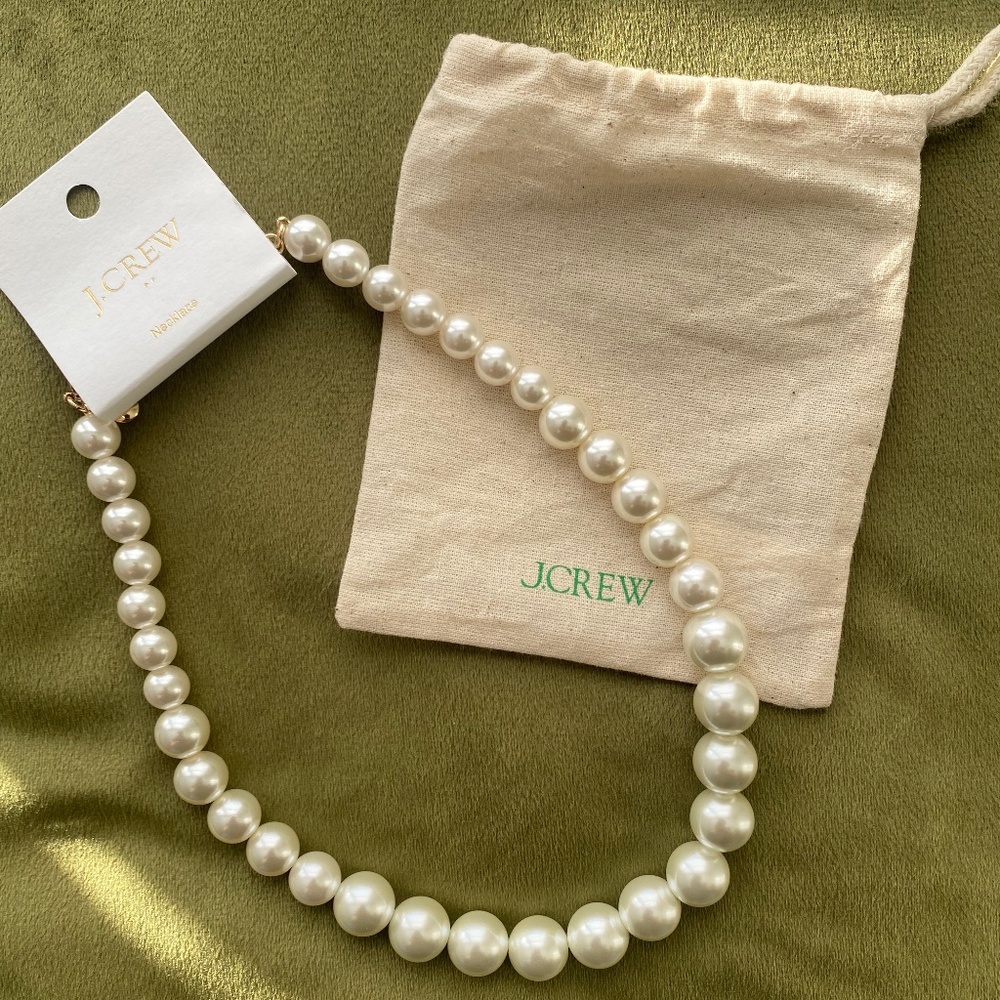 J. Crew Pearl Ball Necklace